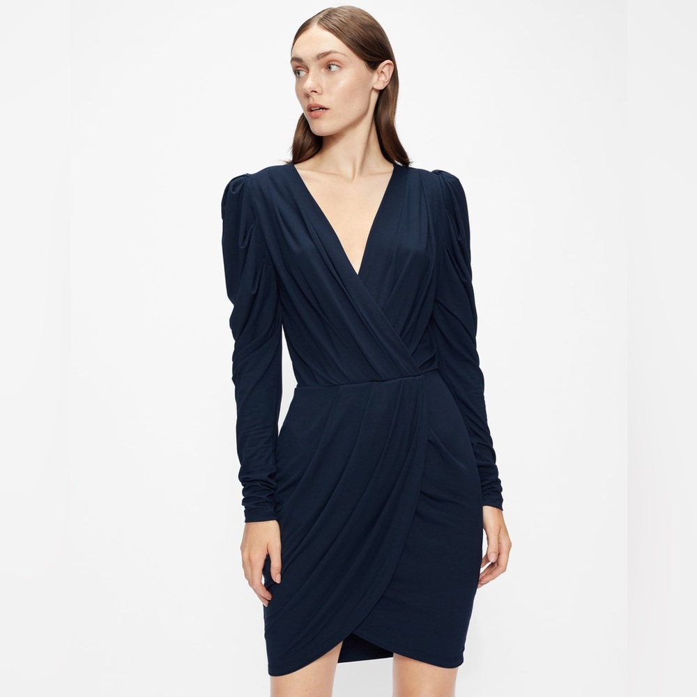 Ted Baker ‘Elvasi’ Wrap-Front Jersey Dress